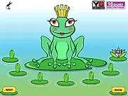 Play Queen Froggy Make Up free online game – Dress up and apply makeup to Water Jilly the cute royal frog queen