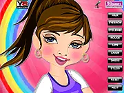 Play New Funny Style Girl Make up free online game – Makeover a girl with funny, creative, and colorful makeup styles