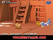Play Tom and Jerry Cheese Hunt free game online. Jerry the mouse collecting cheese and running from Tom the cat on PlayArcadeHub.