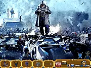 The Dark Knight Rises Hidden Objects online game featuring Batman scenes