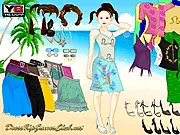 Dress Up Mika Beach Day free online game on PlayArcadeHub styling Mika in beachwear