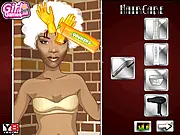 Play Rihanna Hairstyles free online. Celebrity dress up and hair salon game for girls featuring the singer Rihanna.