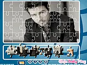 Stylish Tom Cruise Puzzle free game screenshot; Play Tom Cruise online jigsaw puzzle; Celebrity-themed puzzle game