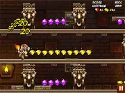 Treasure Rush free online Parkour platform game. Explorer Grey runs across three layers to find treasures. Play online action game