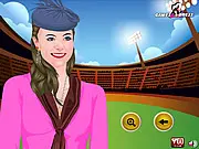 Kate Olympic Makeover free online game - applying makeup and choosing a dress for a celebrity attending the London Olympics.