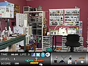 Makeover Room Hidden Objects free game screenshot, find hidden objects in a stylish room, play free online puzzle game