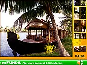 Hidden Spot Boathouse free online game - finding hidden spots and objects in a detailed picture of a boathouse scene.