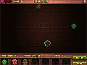 Idols free online skill game screenshot, showing multiple objects rapidly falling down against a simple background