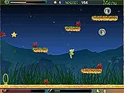 A Tale of a Wisp game art, flying magical wisp character, free online adventure game, saving nature spirits