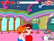 Sweet Room Kisses free online game where you kiss your girlfriend in a sweet room without getting caught