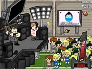 Play Kick Out Bieber 2 free online - Launch game featuring Justin Bieber and an NFL kicker