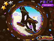 Roll Me game screenshot, Little Purple monster dodging obstacles, free online skill game, reflex challenge