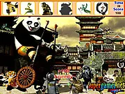 Kung Fu Panda Hidden Objects free online game, find all the hidden characters of Kung Fu Panda