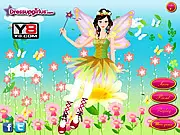 Fairy Queen Dress Up game screenshot, style a beautiful fairy with magical clothes, free online fantasy fashion game, ethereal gowns and wings