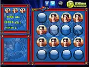 Superman Memory Balls free online game screenshot showing a central board with a pattern of colored balls