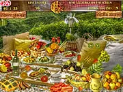 Carefree Picnic hidden objects game, play free spot the differences online, autumn puzzle game