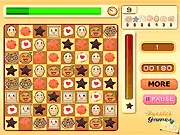 Crazy Cookies Match 3 game screenshot, brightly colored cookies on a puzzle grid