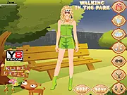Play Walk In The Park free dress up online game. Choose the best outfit for a girl walking and jogging in the park on a sunny day.