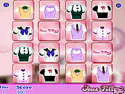 Match the Dress free memory game online, flip cards and match girls accessories, play brain training game on PlayArcadeHub