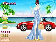 Summer Magazine Cover dress up game, top model fashion styling online, free game at PlayArcadeHub