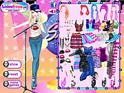 Rock Singer Dress Up free online fashion game. Style the rock diva with sequined outfits and bold accessories for her concert on PlayArcadeHub.