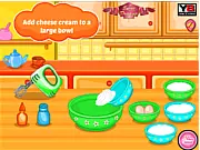Hello Kitty Strawberry Cheesecake free online cooking game - Follow the steps to bake a yummy dessert on PlayArcadeHub.