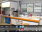 Chemistry Lab Hidden Objects game free online, science lab puzzle, find the hidden items game