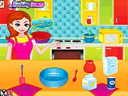 Screenshot of the Best Blueberry Pie cooking game showing a finished, golden-brown blueberry pie with a lattice crust on a kitchen counter.