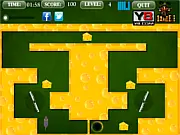 Cheese Thief free online physics puzzle game rat collects cheese