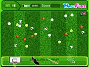 Caught the Ball puzzle game screenshot with colorful balls and baskets