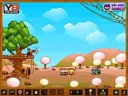Elf Tree Defense game showing elf archers on a tree branch defending against enemy minion troops
