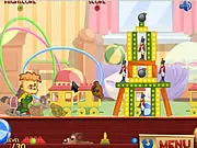 Play Artillery Toys free online game using a cannon to destroy stacks of blocks and toy soldiers with soccer balls and Rubik's cubes.