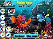 Nemo Dress Up free online game, choosing new shirt and hat for a funny look, simple fashion game