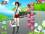 Summer Beach Weekend Dress Up game, Happy Weekend Girl fashion, play free online seaside style