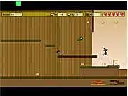Screenshot of Mouse Cheese Quest game showing a small cartoon mouse navigating a brown-tiled maze to collect yellow wedges of cheese