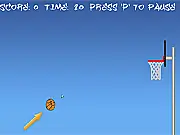 Free online Basketball Shootout game at PlayArcadeHub, shooting a basketball into a hoop in an arcade setting