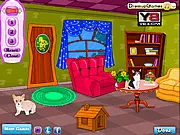 Play Pet Home Decorator free online, a fun simulation game where you design and decorate a cozy home for virtual pets.