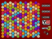 Hexagon Crusher free online collapse puzzle game screenshot