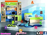 Blue Room Hidden Alphabets free online hidden letter game screenshot