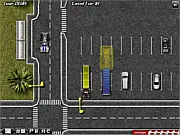 18 Wheels Driver 4 free online truck driving game, heavy semi-truck in a city, cargo delivery simulator, African resort city roads
