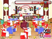 Wedding Party Cleanup game, play free online cleaning and tidiness game, hidden object challenge