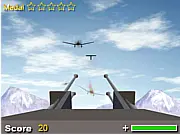 Play Shooting Helicopter Defense game online, free aerial combat shooter, military action with combo system on PlayArcadeHub