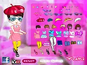 Pink Room Dress Up free online game, girl in pink room, doll styling game, play fashion game on PlayArcadeHub