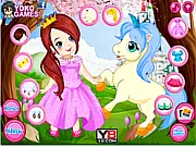 Princess and Unicorn Dress Up free online game styling a princess and her magical pony