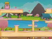Dora Flower Basket free online game featuring Dora collecting flowers and jumping over obstacles