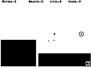 B/W Rush free online endless runner game black and white abstract obstacles