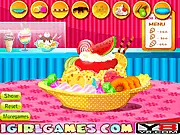 Chocolate Vanilla Ice Cream cooking game online, making frozen dessert free