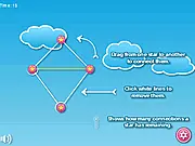 Connect The Stars game screen, free line puzzle game, connecting stars without crossing lines, logic challenge
