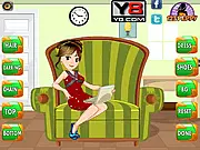 Play Cute Browsing Girl free online dress up game, style fashionable clothes and accessories, give girl a beauty look