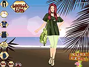 Free online Sunset Time Dress Up game, fashion game for girls, styling outfit for romantic beach walk during golden hour on PlayArcadeHub